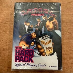 Vintage “in the wrapper” playing-card with cigarette-brand mascot Camel Joe 🐫